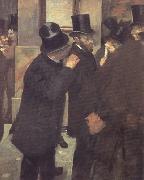 Edgar Degas Portrait at the Stock Exchange (nn020 oil painting